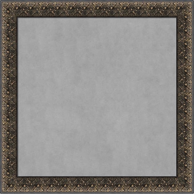 Amanti Art Black Framed Magnetic Board 29x29 Medium Vision Board by AmantiArt