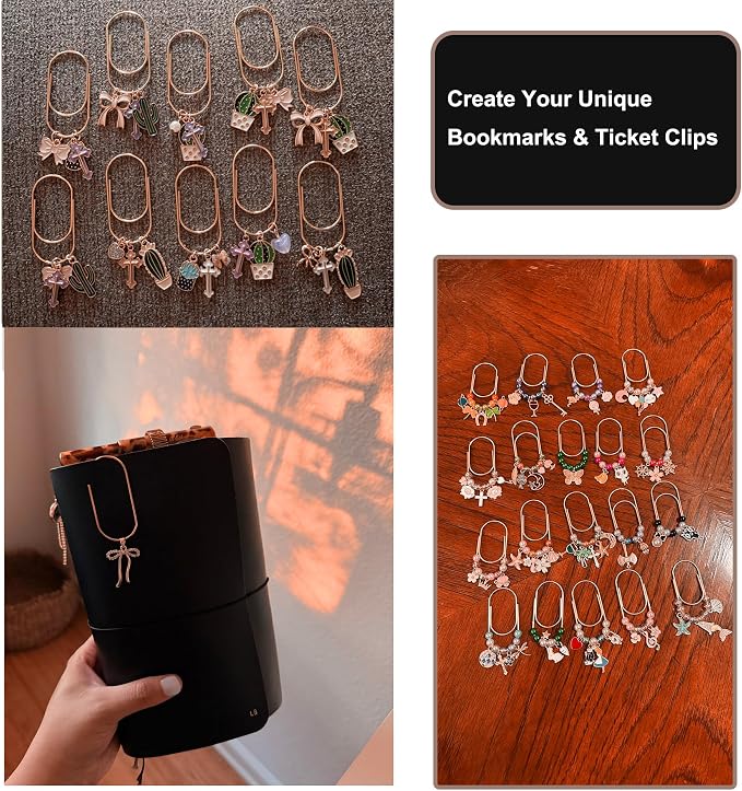 Jumbo Paper Clips, Wide Large Paper Clamps Rose Gold 2 inch 20pcs Durable and - Image 6