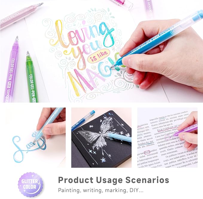 Languo 216 Colors Acrylic Gel Pens - Image 8