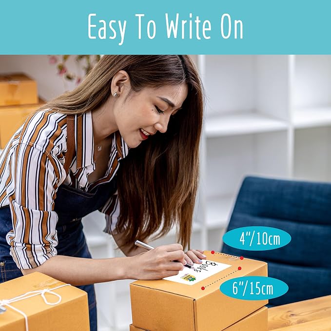 150 Large Size Removable Customizable Blank Labels, Water/Oil/Tear Resistant - Image 4