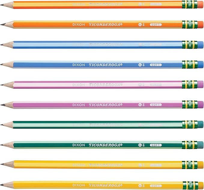 Ticonderoga® Striped Wood Pencils, 2 Soft Lead - Image 3