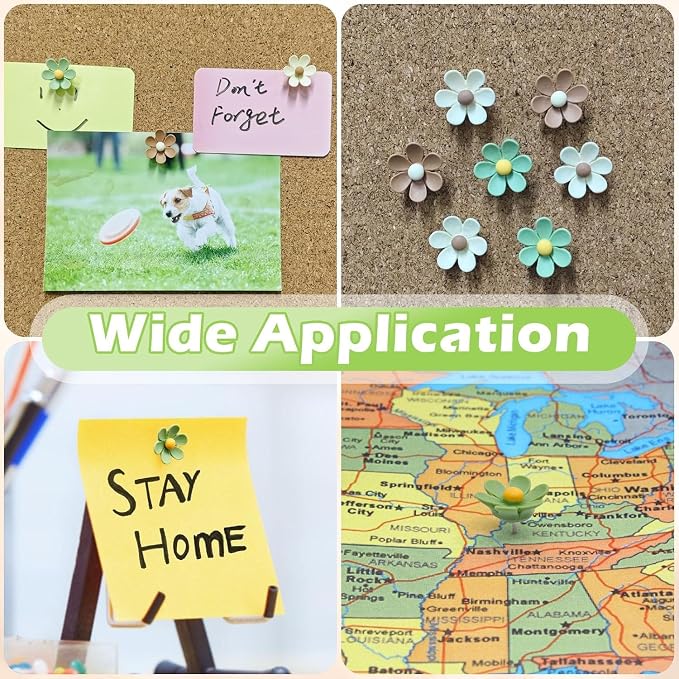 Cute Flower Push Pins - Image 7