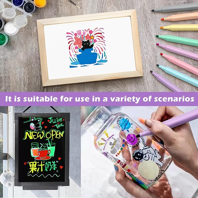 Ddaowanx Dry Erase Markers, Aesthetic Erasable Whiteboard Marker, Gifts - Image 6