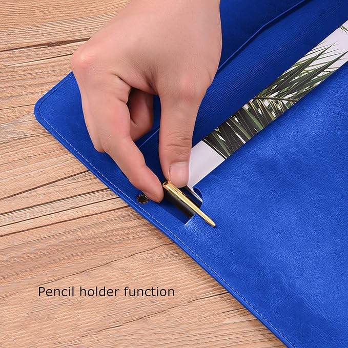 PU Leather A4 File Folder Document Holder Envelope Folder Case - Image 4