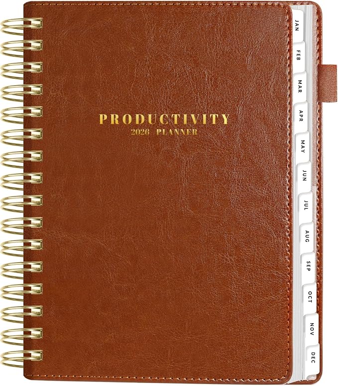 SUNEE 2026 Planner 5.9" x 8.3" – Dated Productivity Planner by SUNEE