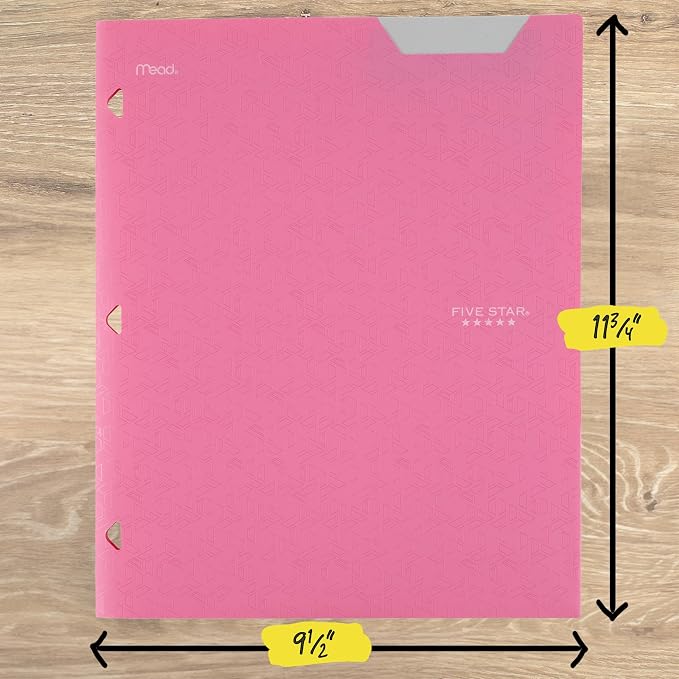 Five Star 2-Pocket Folder, Plastic Folder - Image 6