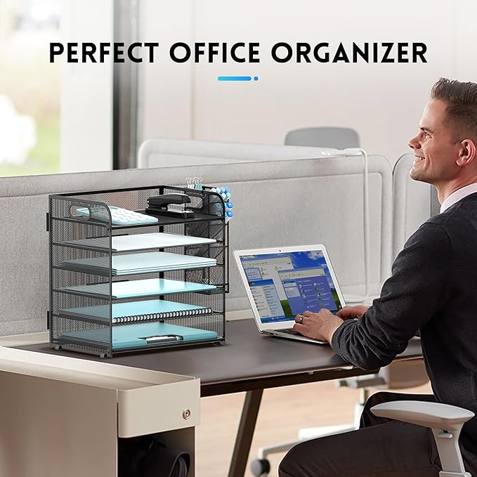 SUPEASY 6 Tier Desk Organizer - Image 7