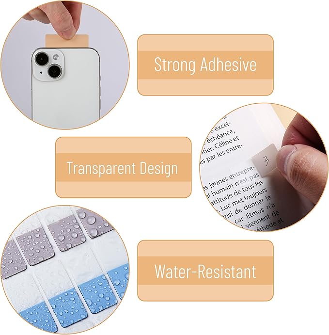 Mr. Pen- Sticky Index Tabs, 240 Pcs, Colorful Sticky Tabs for Notebooks, Page Markers, Page Tabs for Binders, Page Tabs Sticky Tabs for Books, Notebook Tabs, Book Sticky Tabs for Notebooks-DeskLoop Office