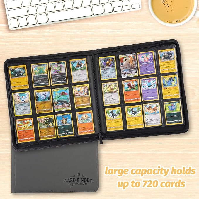Trading Card Binder, Card Collection Binder Album Folder - Image 6