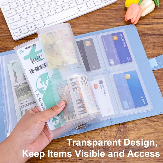 12PCS A5 Binder Pockets, 6-Hole Budget Envelopes - Image 7