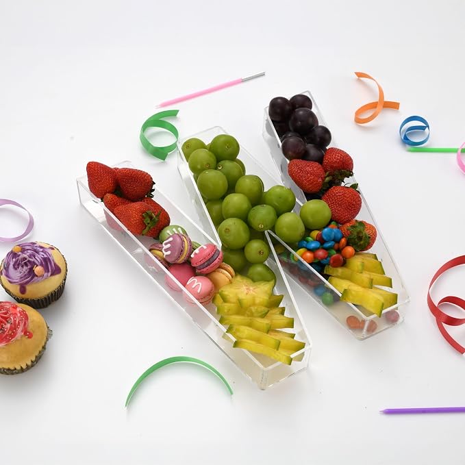11" Clear Acrylic Letter & Number Charcuterie Tray-Reusable Fillable Alphabet - Image 2