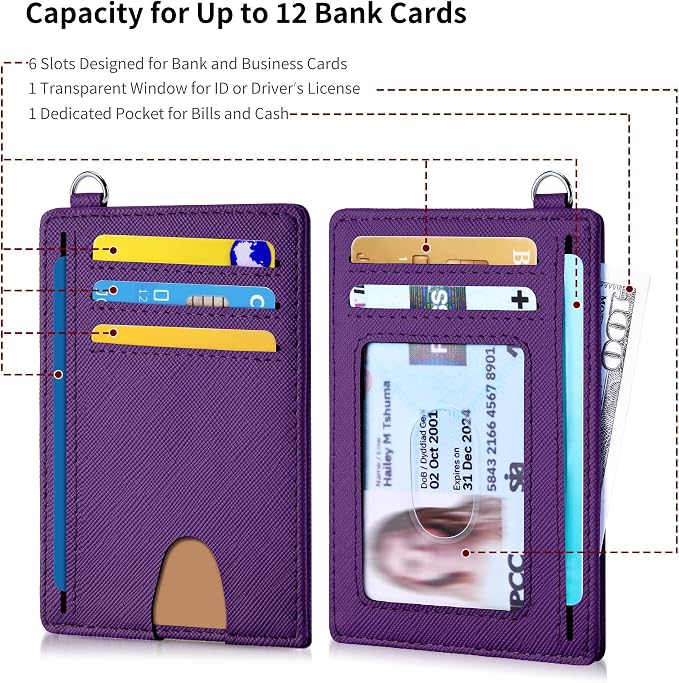 Mayski Slim Wallet, Credit Card Holder - Image 6