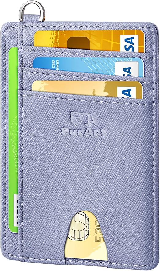 FurArt Slim Minimalist Wallet RFID Credit Card Holder by FurArt