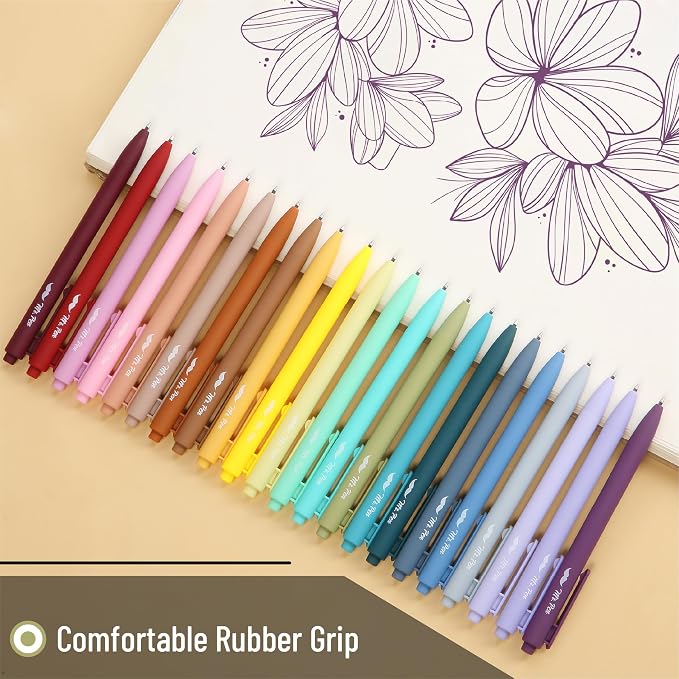Mr. Pen- Retractable Gel Pens, 22 Pack, Vintage Ink, Fine Point 0.7mm | Fast Dry - Image 5