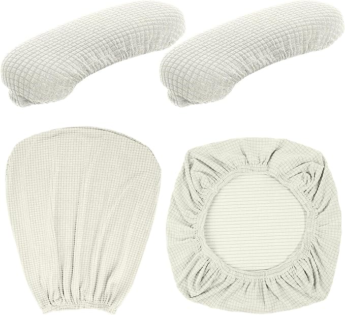 Tallew 4 Pcs Office Chair Covers Set Computer Universal Protective Stretchable - Image 7