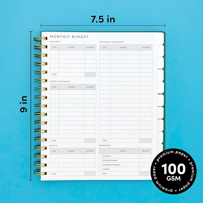PAPERAGE Undated 12 Month Weekly & Monthly Planner - Image 4