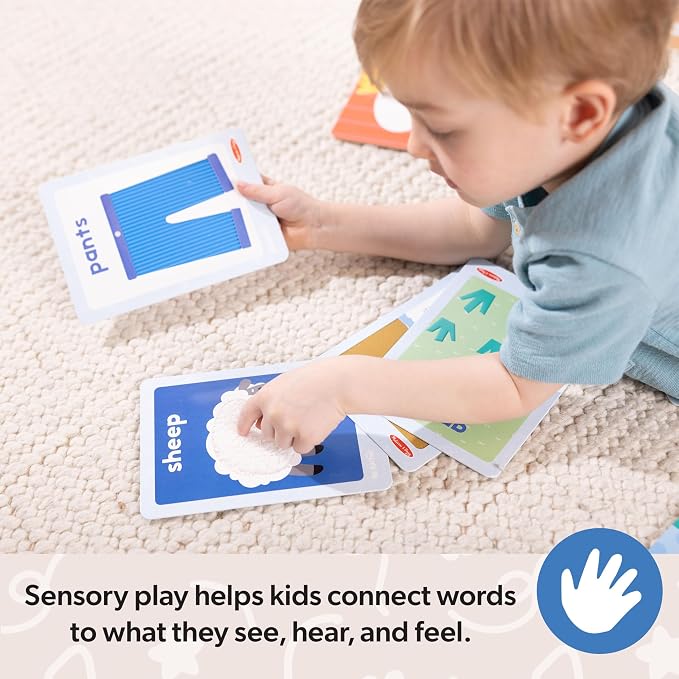 Melissa & Doug® Ms. Rachel™ First Words Textured Sensory Flashcards Preschool - Image 6