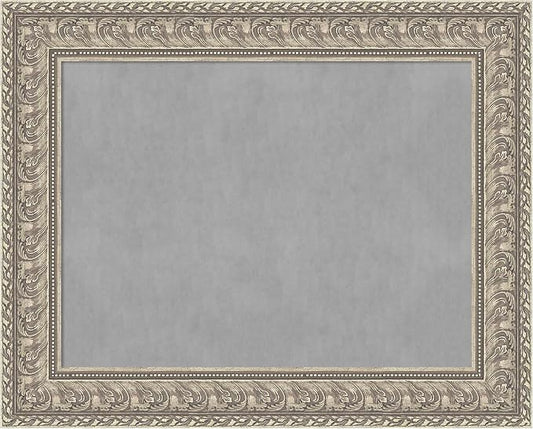 Amanti Art Silver Framed Magnetic Board 25x31 Medium Vision Board by AmantiArt