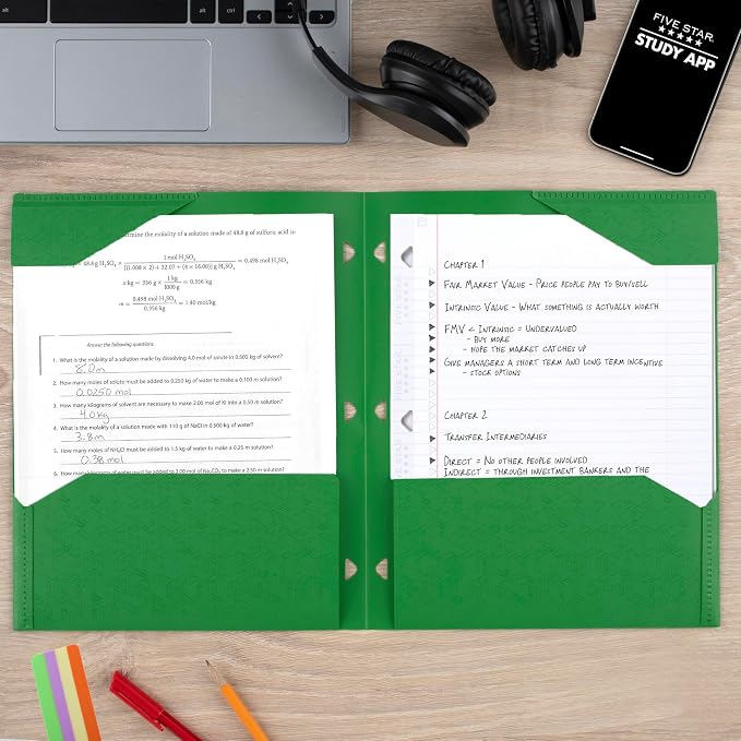 Five Star 2-Pocket Plastic Folder - Image 4