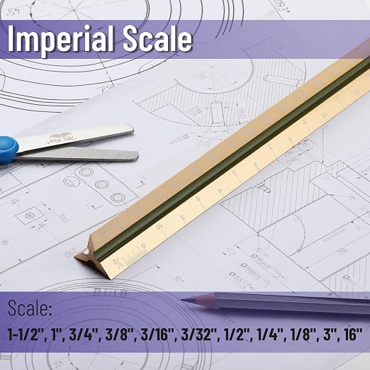 Mr. Pen- Architectural Scale Ruler, 12 inch - Image 4
