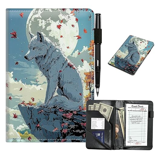 Autumn Gray Wolf Cute Server Book by Unknown