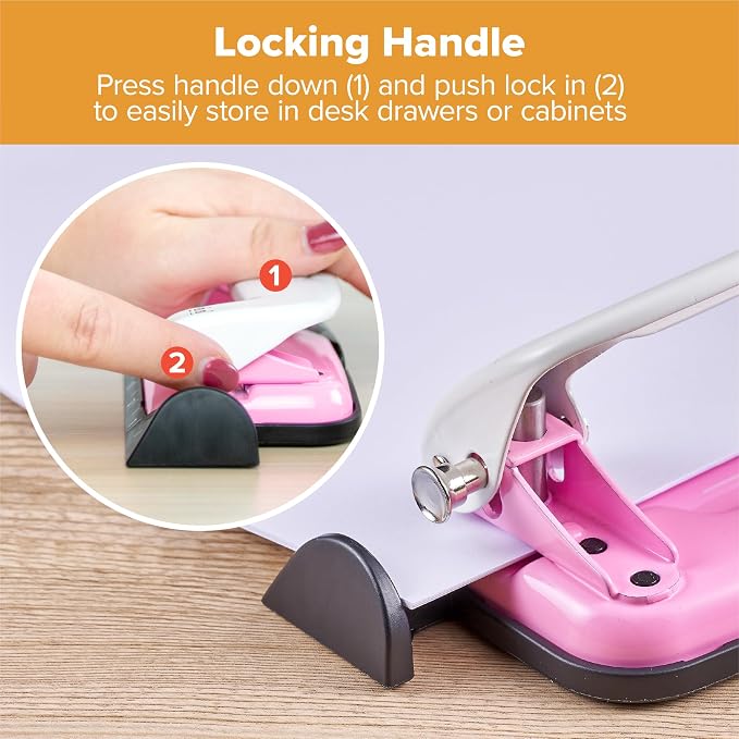PaperPro inCOURAGE 12 Reduced Effort 3-Hole Punch, 12 Sheets - Image 6