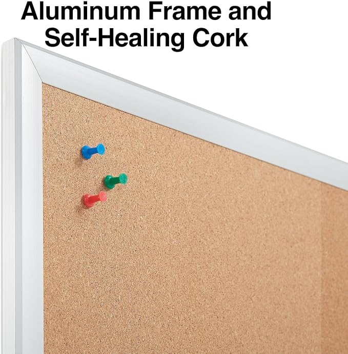 Staples Standard Durable Cork Bulletin Board - Image 3