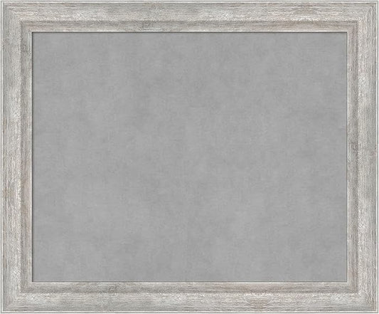 Amanti Art Silver Framed Magnetic Board 19x23 Small Vision Board by AmantiArt