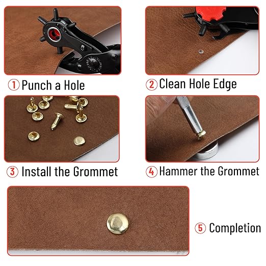 UNCO- Leather Hole Punch Tool Set - Image 6