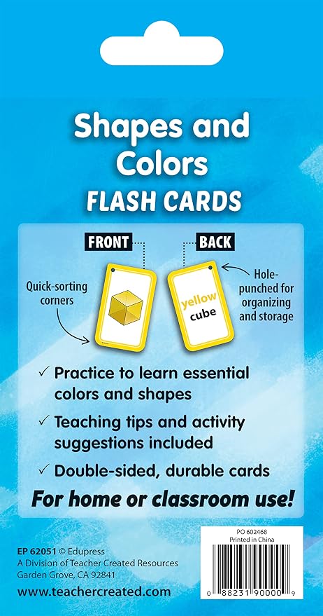 Teacher Created Resources Shapes and Colors Flash Cards - Image 6
