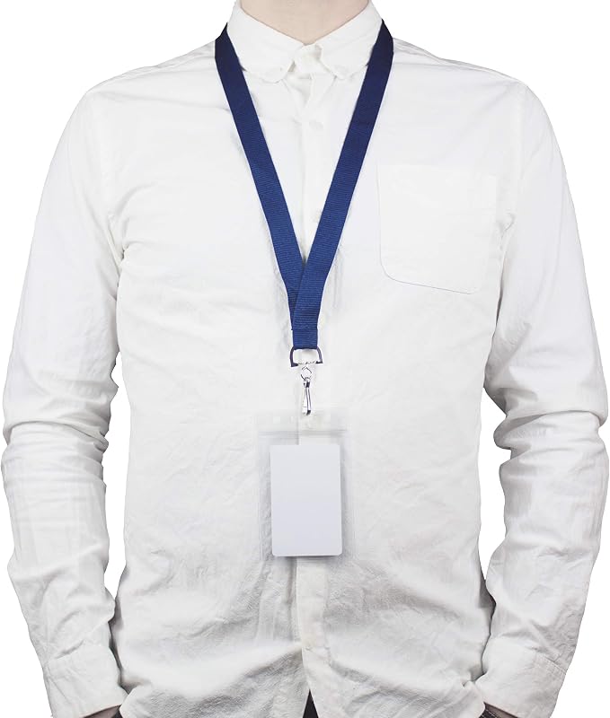 12-Pack Navy Blue Lanyards - Image 6