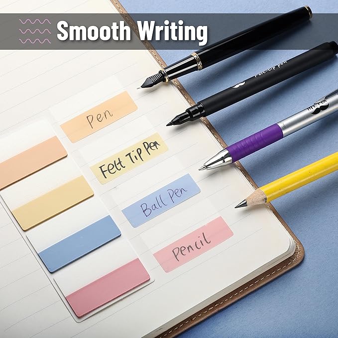 Mr. Pen- Sticky Index Tabs, 240 Pcs, Colorful Sticky Tabs for Notebooks, Page Markers, Page Tabs for Binders, Page Tabs Sticky Tabs for Books, Notebook Tabs, Book Sticky Tabs for Notebooks-DeskLoop Office