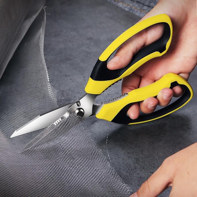 BoFuYuan Utility Scissors Heavy Duty: 8-Inch sharp Scissors All Purpose heavy - Image 7