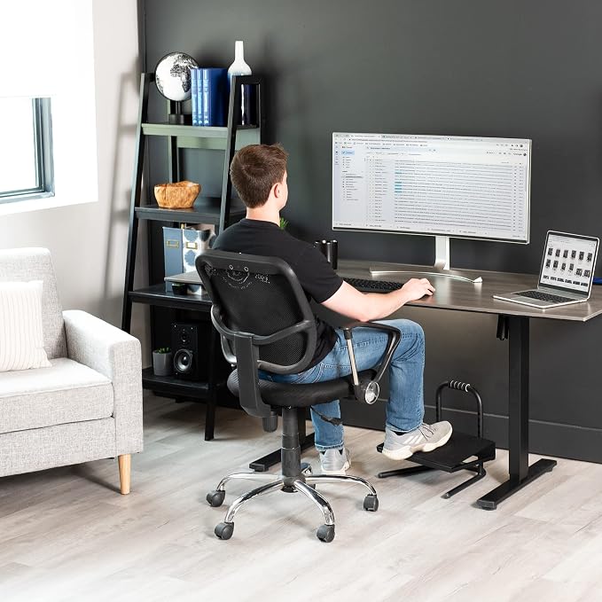 VIVO Ergonomic Height Adjustable Foot Rest Relief Platform, Elevated Stool - Image 9