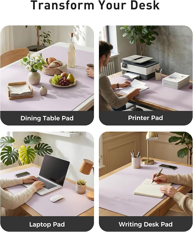 Aothia Faux Leather Desk Mat - Image 6