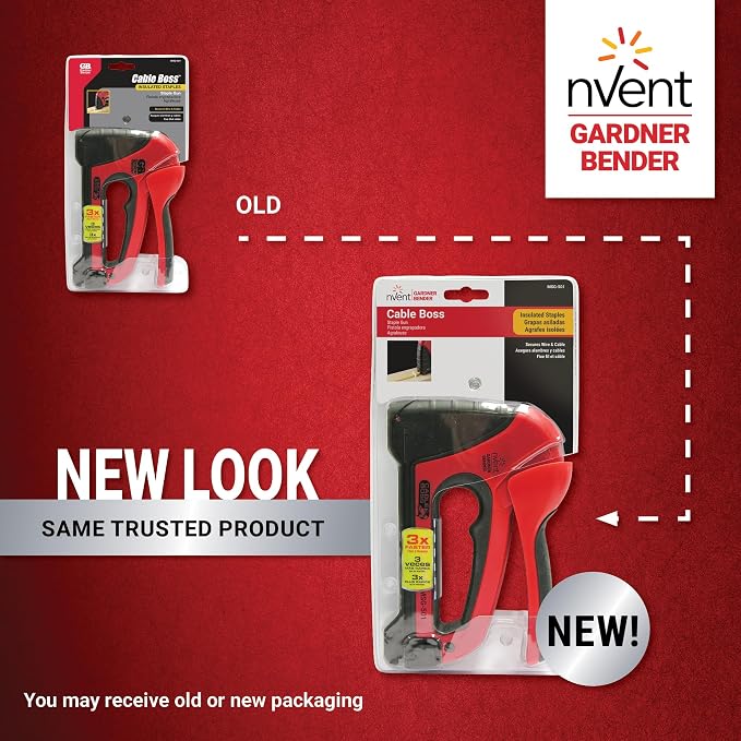 Gardner Bender MSG-501 Heavy-Duty Cable Boss Staple Gun, Secures Coax, & - Image 2