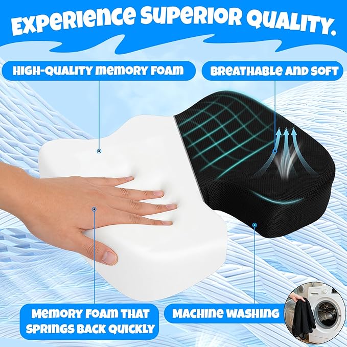 Ergonomic Seat Cushion with Memory Foam - Image 4
