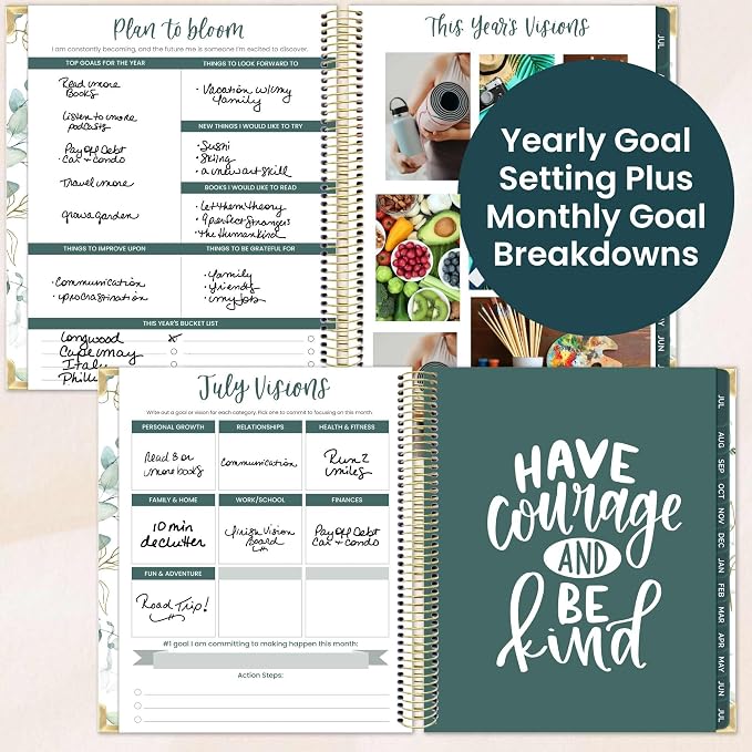 bloom daily planners 2026-2027 Hardcover Academic Year Goal & Vision Planner - Image 4