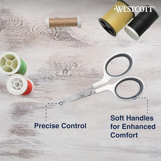 Westcott 4" Embroidery Scissors - Image 3