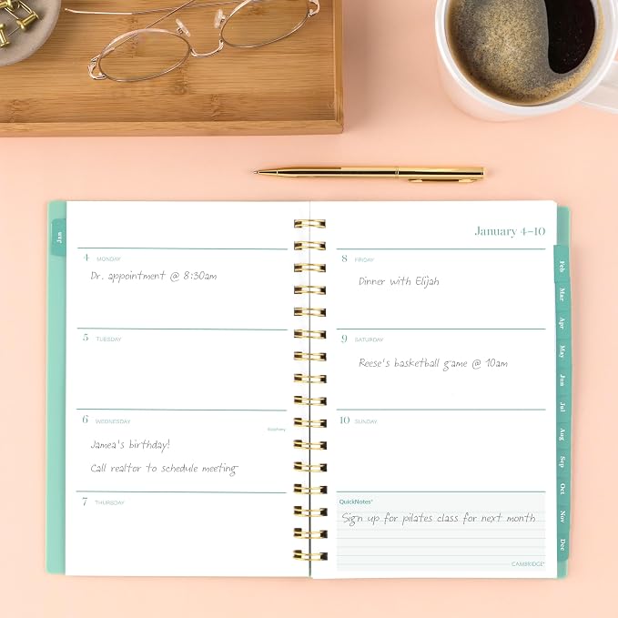 Mead Cambridge 2027 Planner, Weekly & Monthly, 5.5" x 8.5" - Image 2