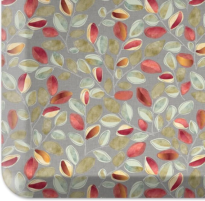 GelPro Anti-Fatigue Designer Comfort Kitchen Floor Mat Orchard Sultry Grey 20x72-DeskLoop Office