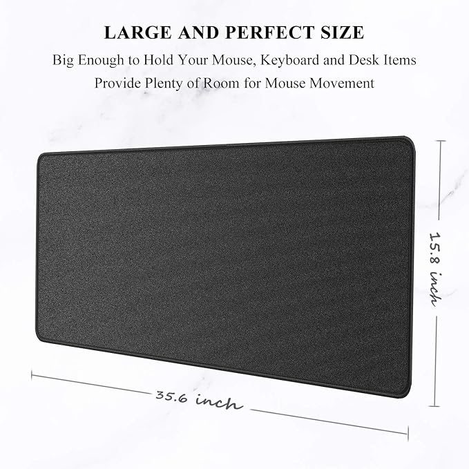 Auhoahsil Extended Mouse Pad, Large XXL Gaming Mouse Pad Desk Pad 35" X 15" - Image 2