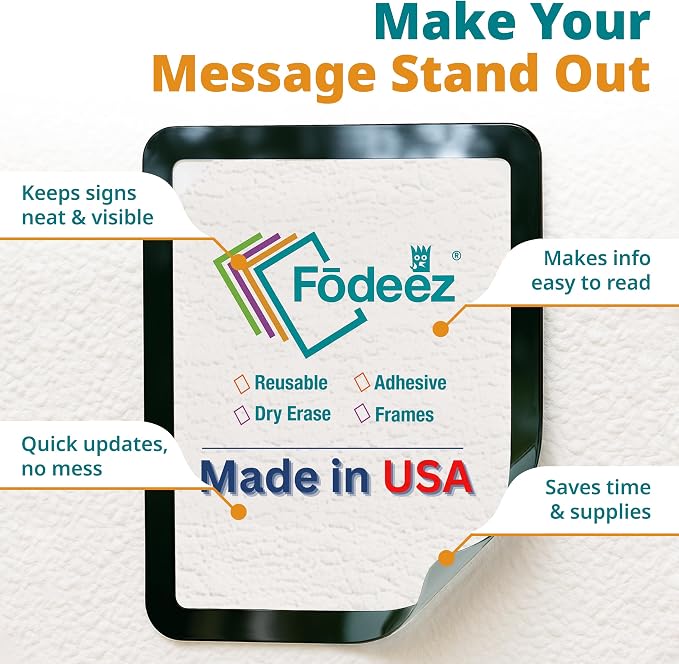 8.5 x 11 Adhesive Wall Frames - Image 7