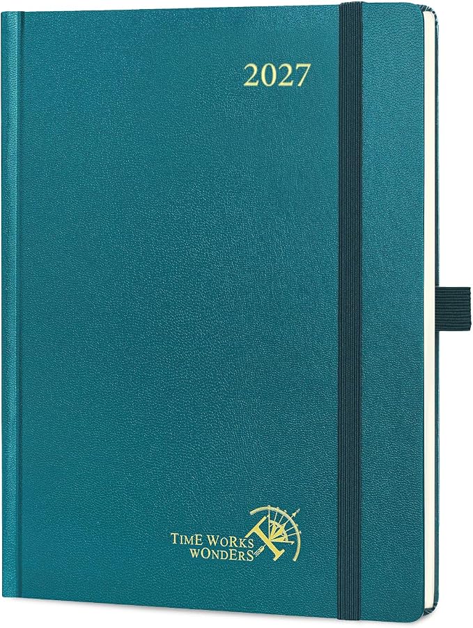 POPRUN 2027 Planner Weekly and Monthly, 6.5" x 8.75" Calendar, Jan 2027- Dec by POPRUN