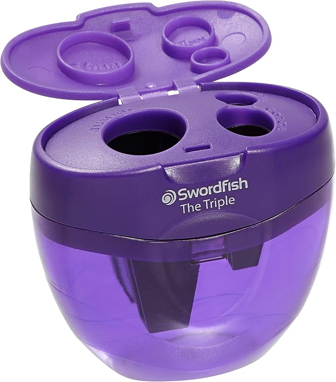 Swordfish 'The Triple' 3 Hole Canister Pencil Sharpener Ref: 40228 - Image 3