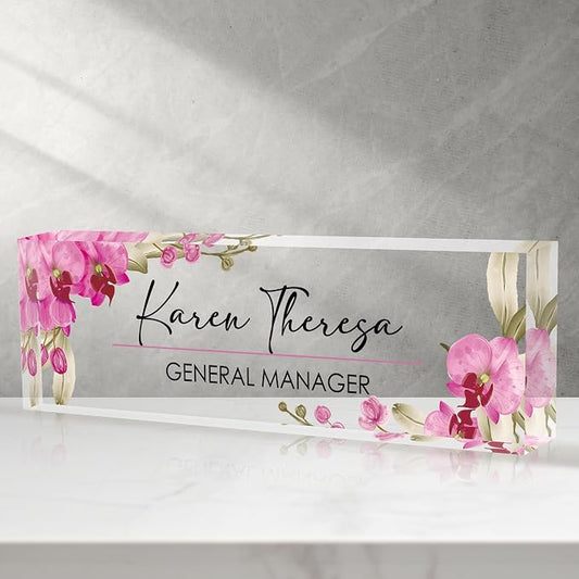 Personalized Desk Name Plate by Unknown