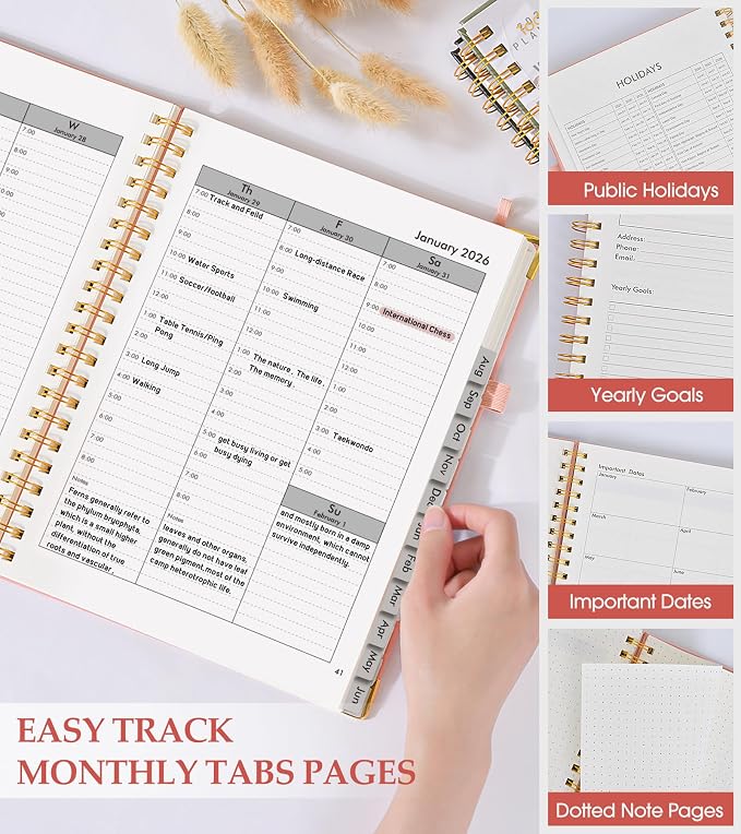 2026 Planner, Weekly and Monthly Calendar Planner from January 2026 - Image 7