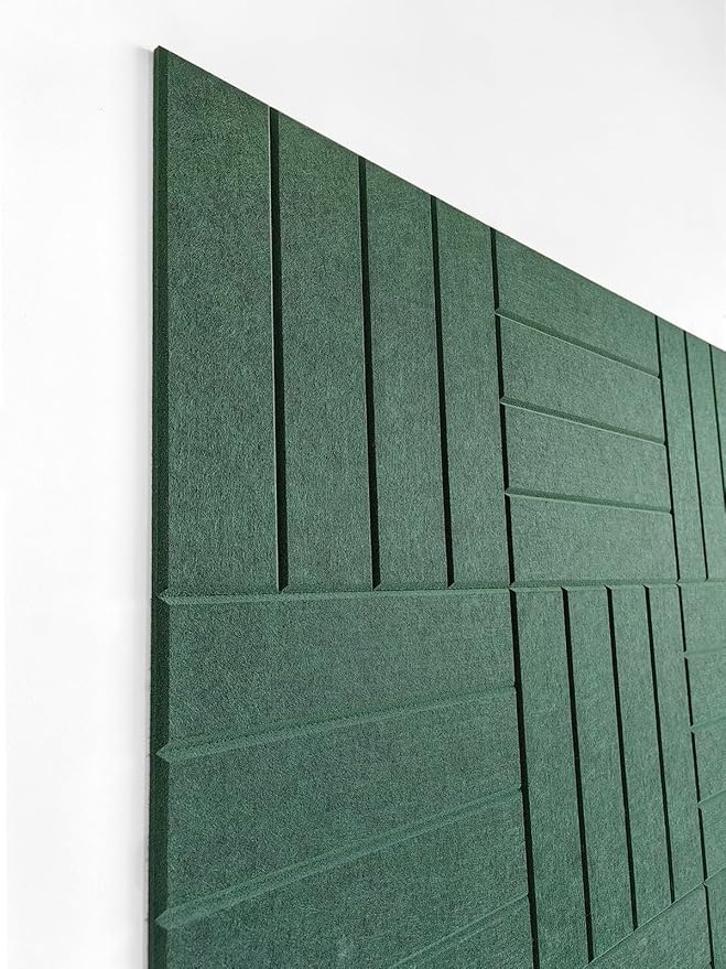 DECORITA Felt Bulletin Board Tiles | Modern Cork Board Alternative | Large Cork - Image 3
