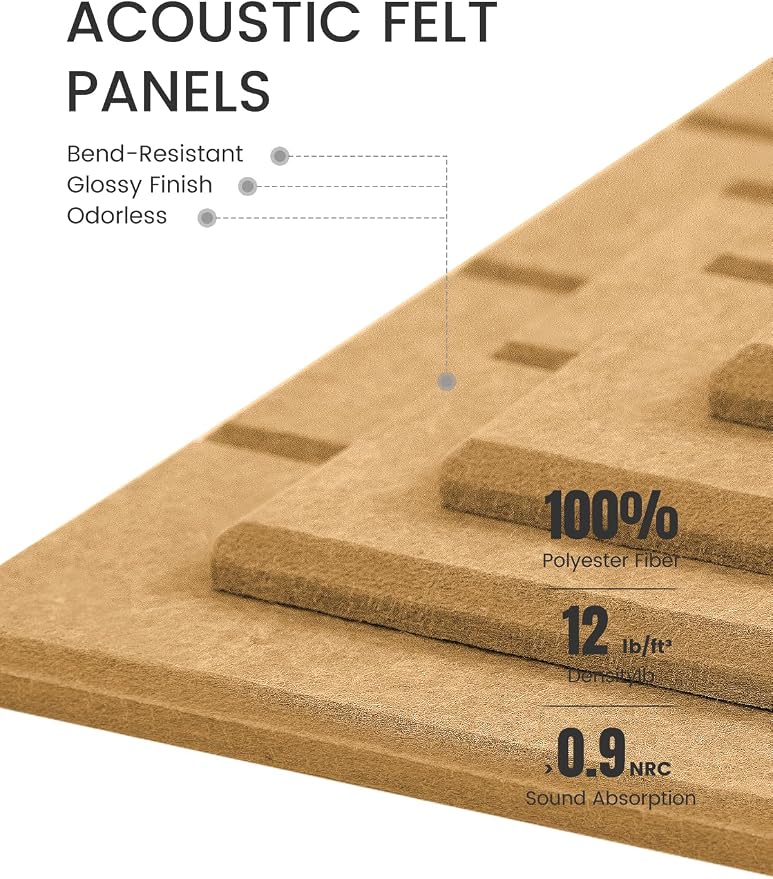 Large Felt Bulletin Board 48" x 36" Cork Board Alternative-12 Pack - Image 4