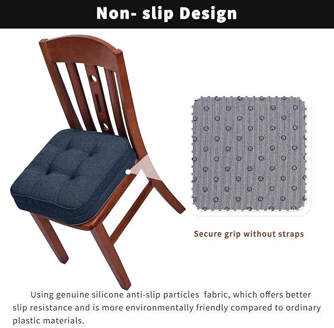GOFORIT Memory Foam Cushion，Square Seat Cushions - Image 4